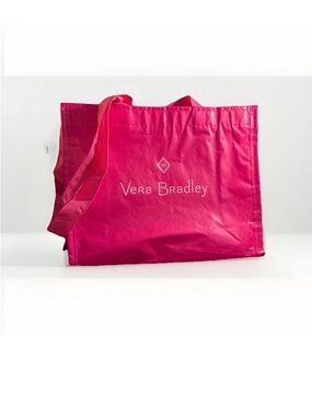 Vera Bradley Bright Pink Logo Reusable Tote